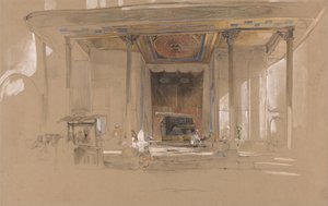 Main Entrance of Great Mosque, Bursa, Turkey by John Frederick Lewis